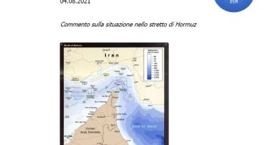 Stretto di Hormuz - NOTA EVENTO