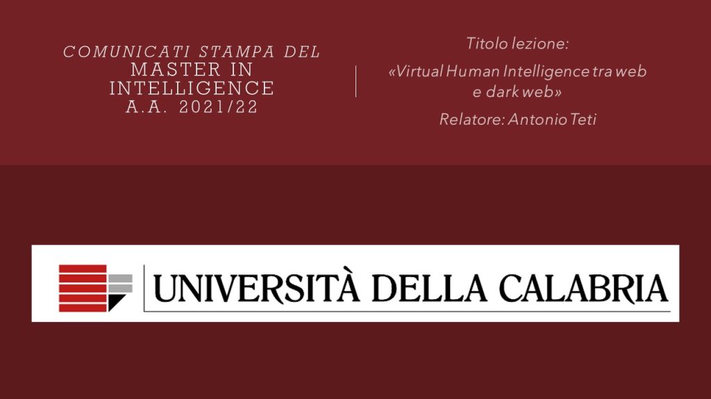Lezioni 2021/22 – Antonio Teti