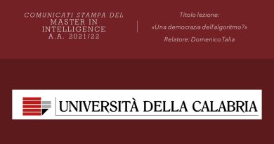 Lezioni 2021/22 – Domenico Talia