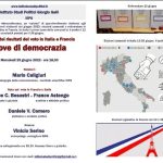 convegno: analisi del risultato del voto in Italia e Francia, prove di democrazia