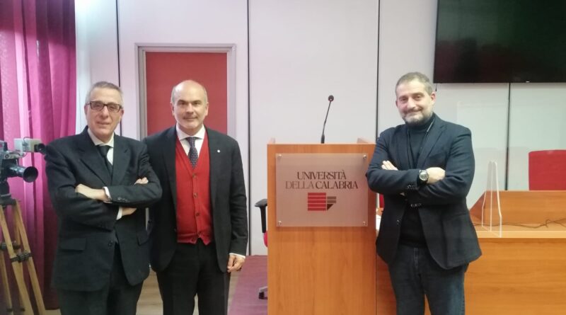 Mario Caligiuri, Luca Sisto e Luigi Barberio - Master in Intelligence UniCal 2023