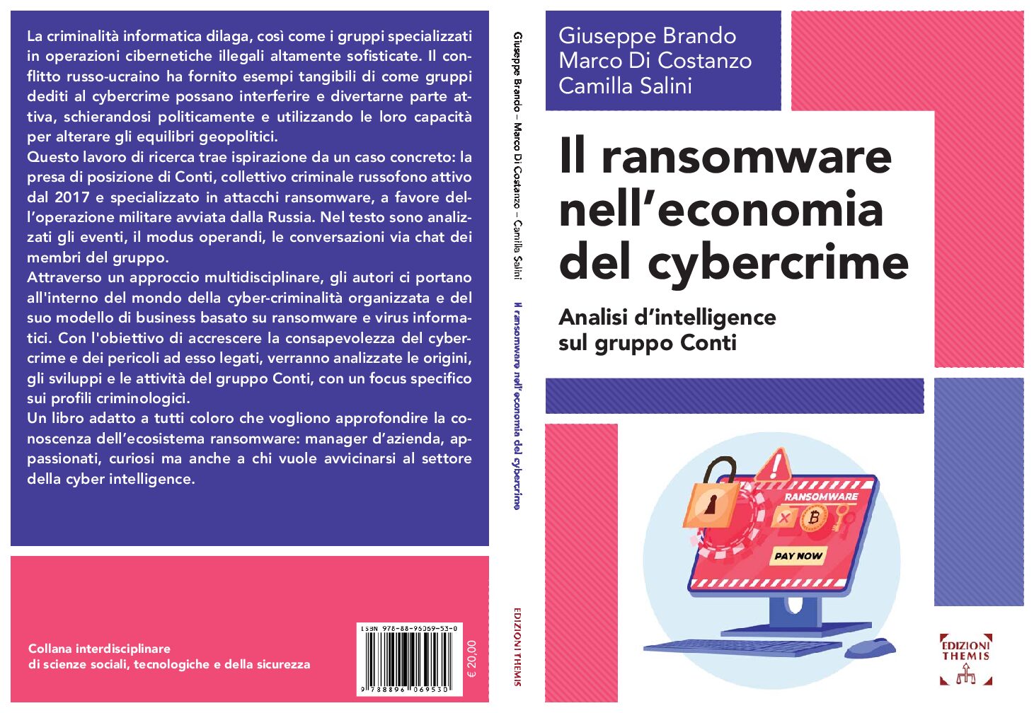 Nuova Pubblicazione “Il Ransomware nell’Economia del Cybercrimine. Analisi d’Intelligence sul Gruppo Conti”, di Giuseppe Brando, Marco di Costanzo e Camilla Salini