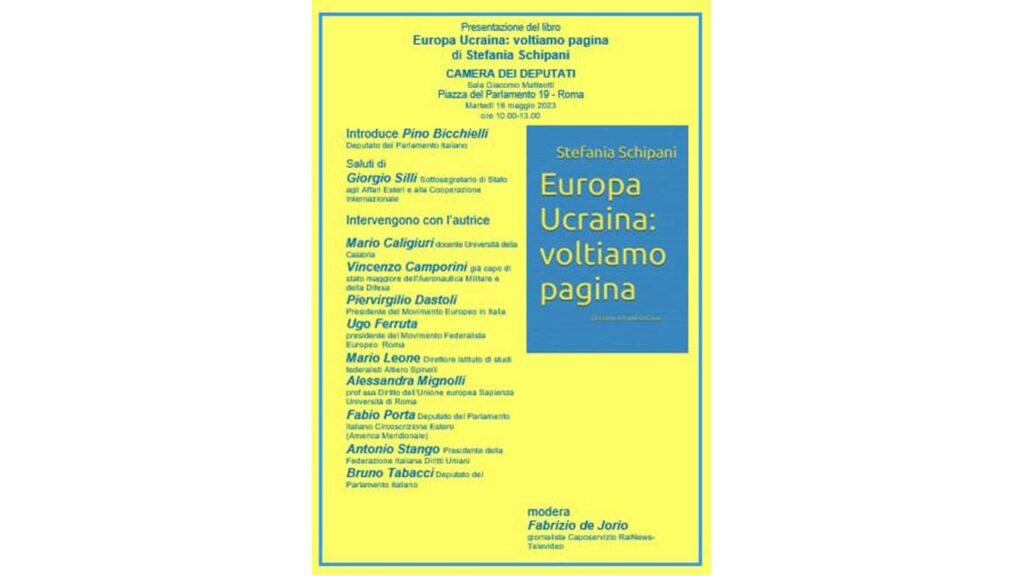 Evento Europa-Ucraina Voltiamo Pagina front