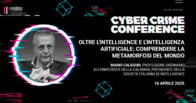 Mario Caligiuri alla 13ª Cyber Crime Conference: IA e Intelligence, tra metamorfosi e sicurezza